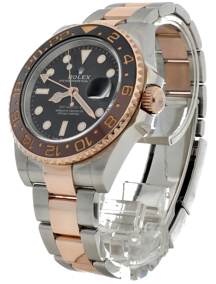 Pre-Owned Rolex GMT-Master II Rootbeer  126711CHNR Front left