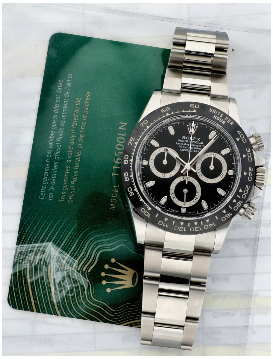 Pre-Owned Rolex Cosmograph Daytona 116500LN Certificate