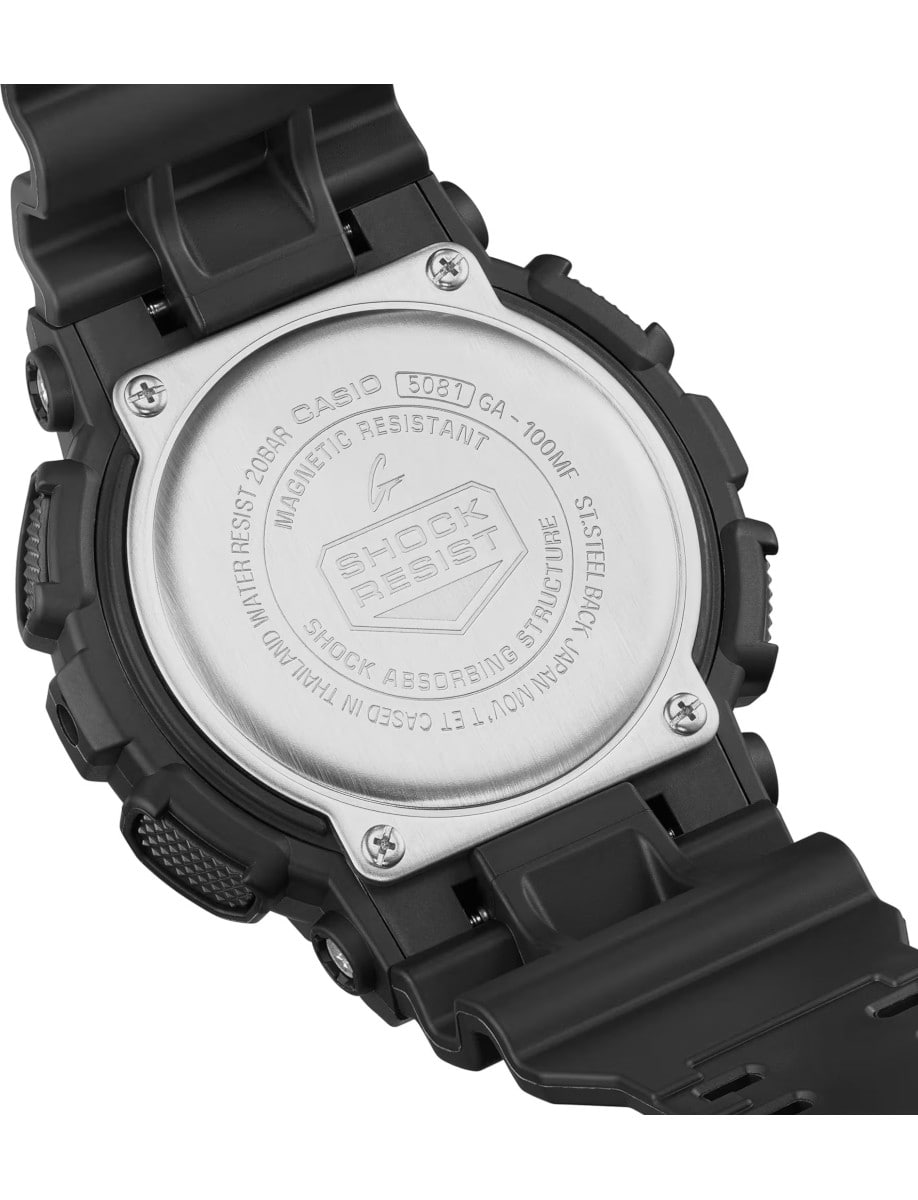 G-Shock Analog-Digital GA-100 Series GA100MF-1A back