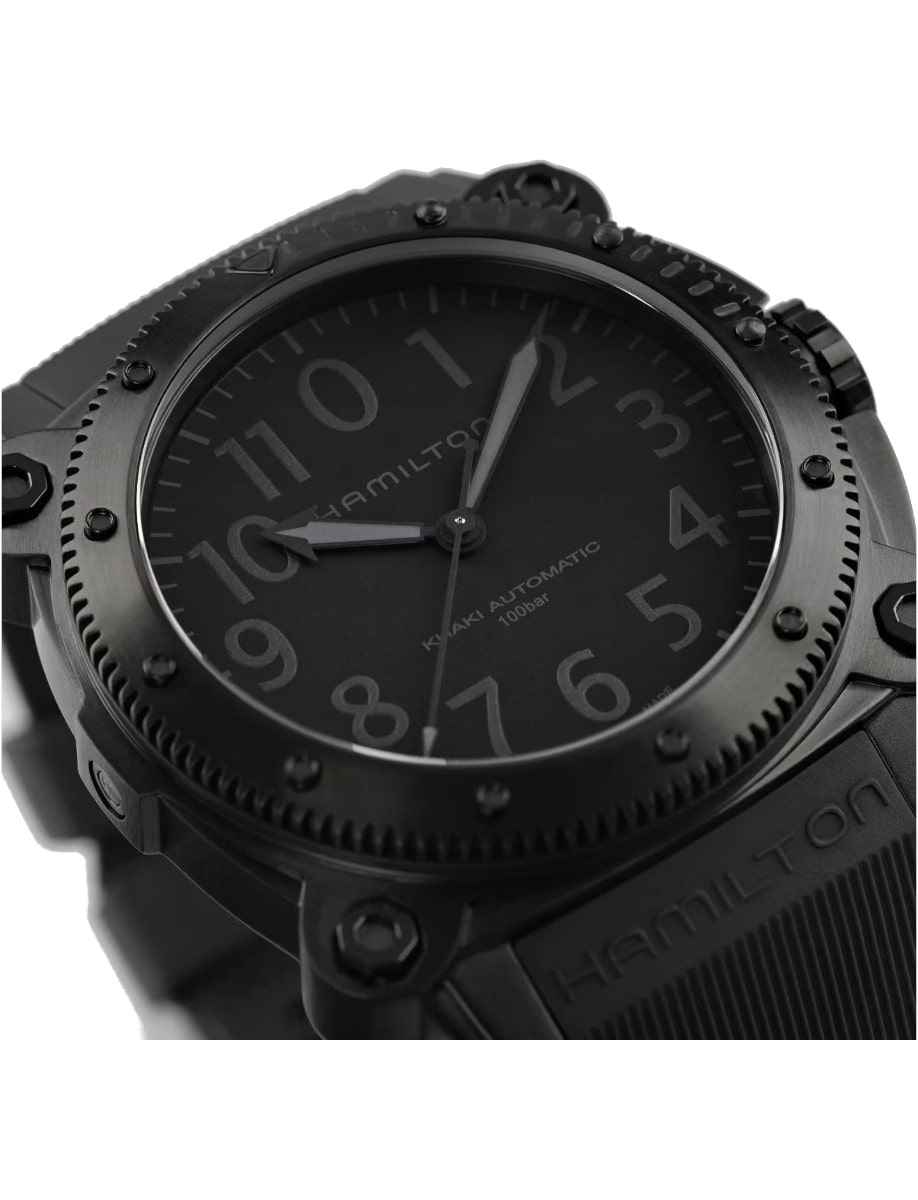 Hamilton Khaki Navy BeLOWZERO Auto Titanium H78505330 Dial