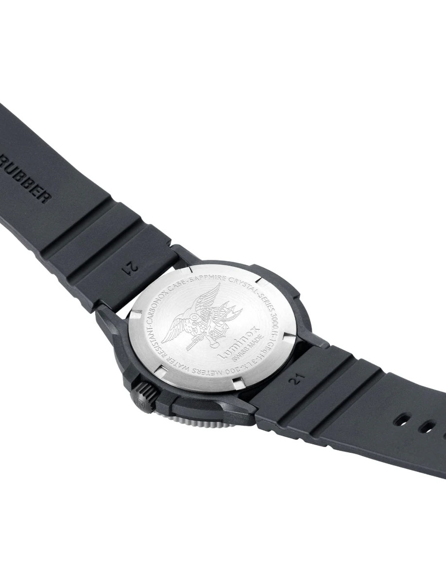 Luminox Sea Navy SEAL Original 3001 Heritage Dive Watch XS.3001.H.SET Back