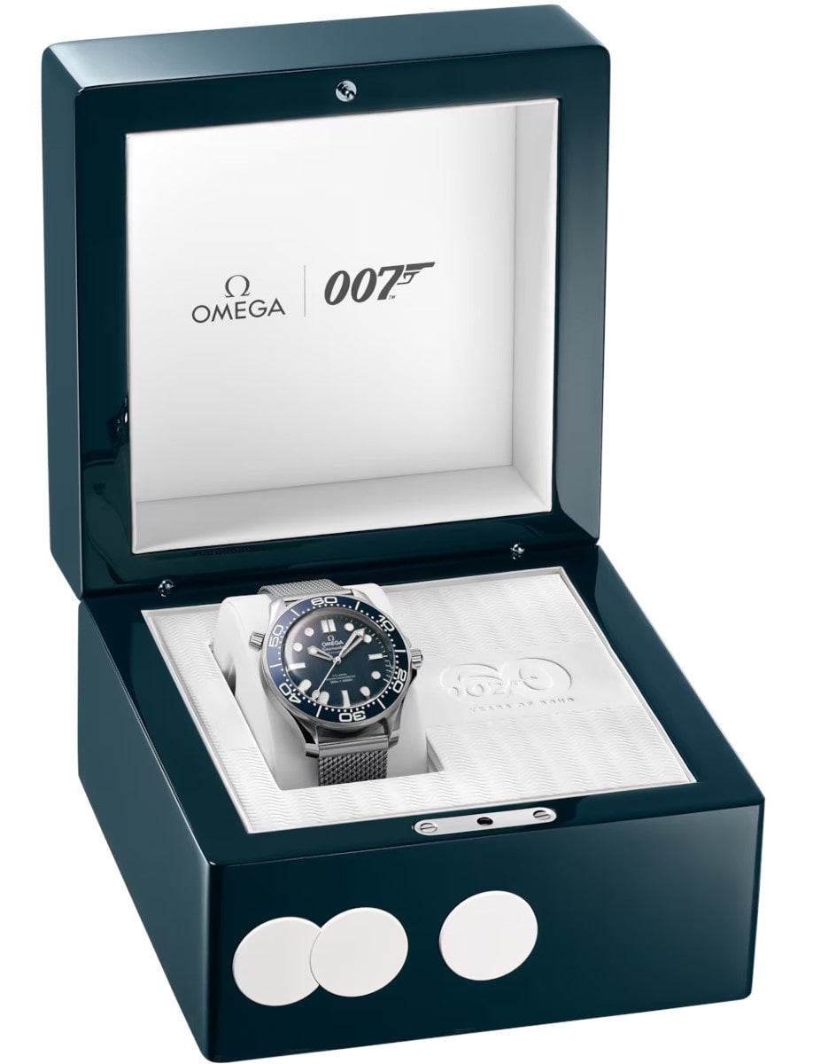 Omega Seamaster Diver 300m James Bond 60th Anniversary 210.30.42.20.03.002 Box