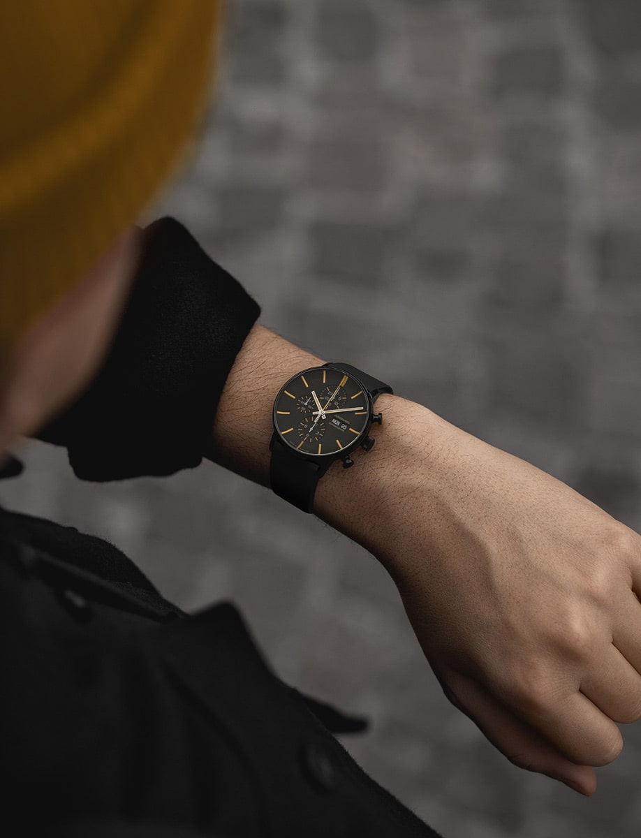 Junghans Form A Chronoscope English Date 27/4372.03 On hand