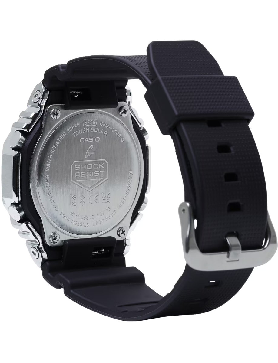 G-Shock G-Steel 2100 Series GBM2100A-1A2 Back side