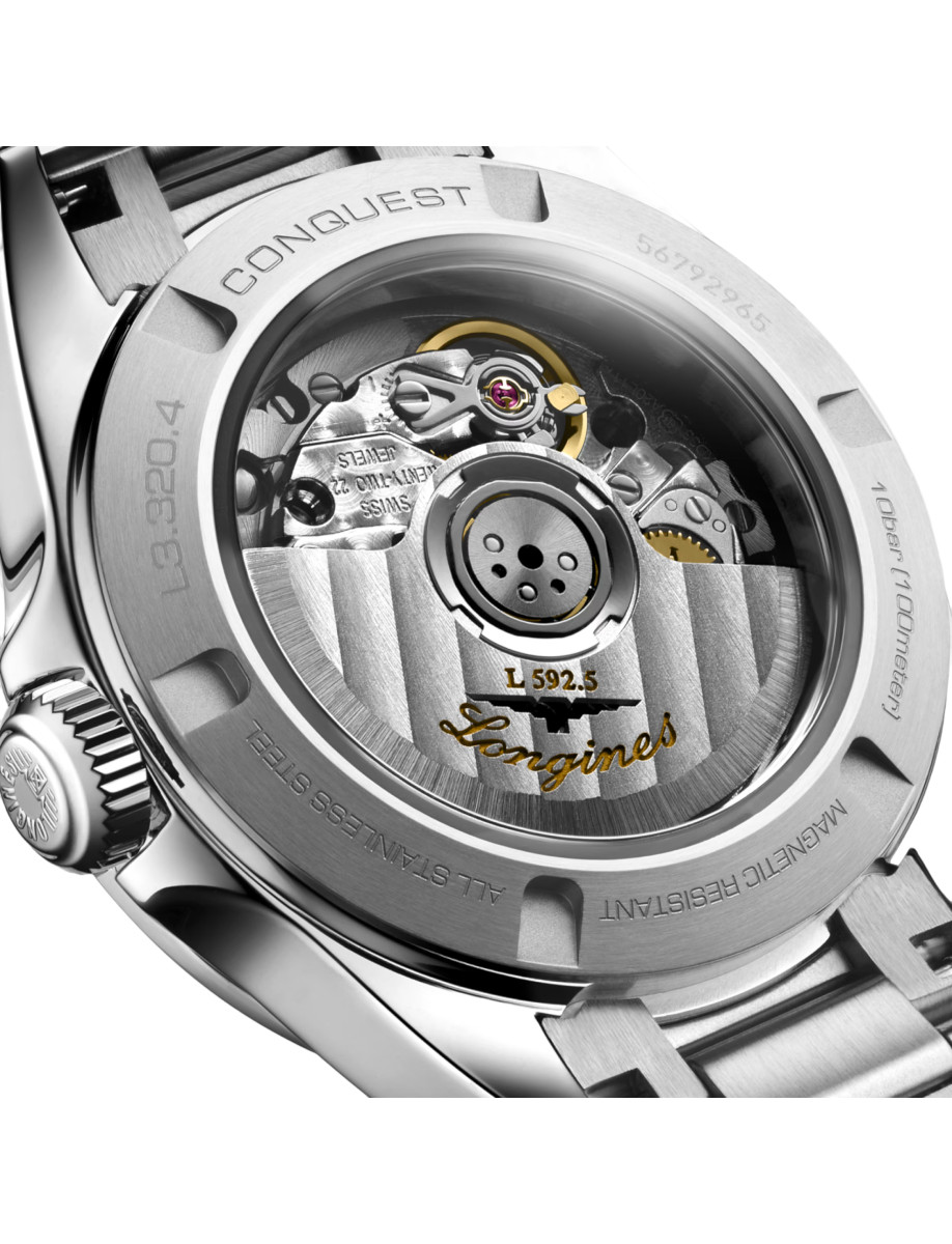 Longines Conquest L3.320.4.87.6 Caseback