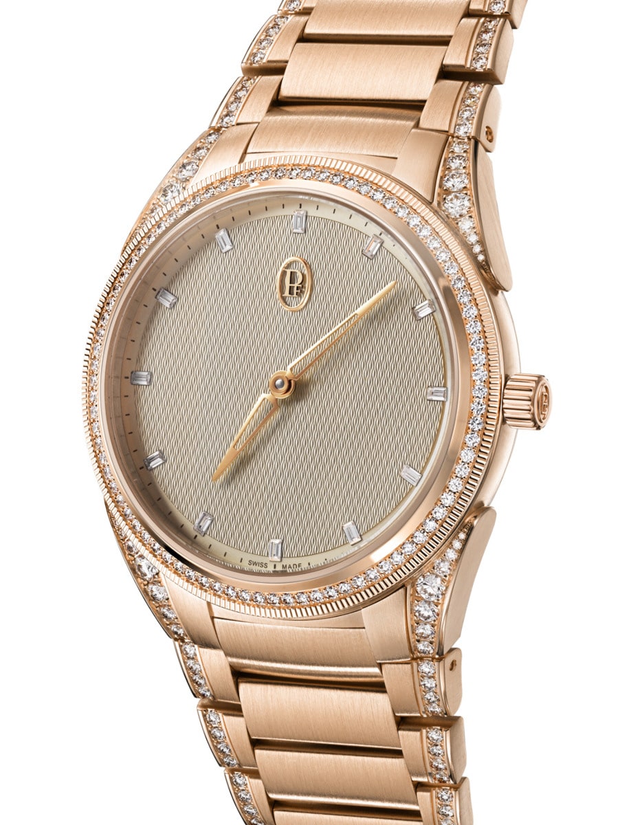 Parmigiani Fleurier Tonda PF Automatic Sand Gold - Rose Gold Set PFC804-2120002-210182 Side