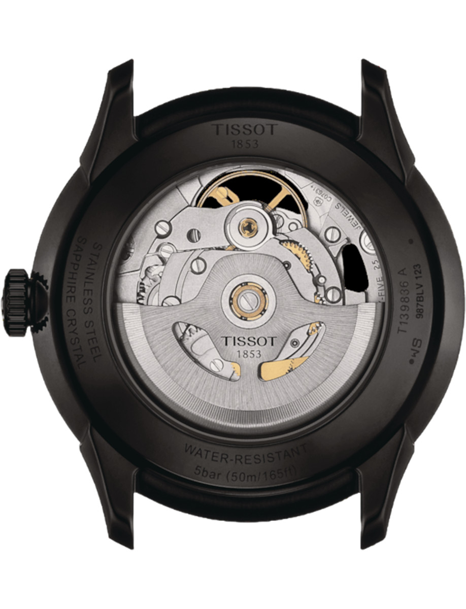 Tissot Chemin Des Tourelles Skeleton T139.836.36.441.00 back