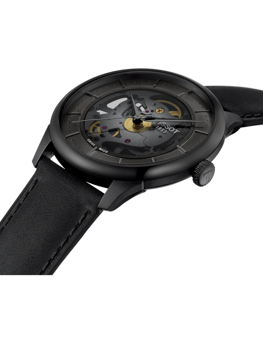 Tissot Chemin Des Tourelles Skeleton T139.836.36.441.00 side