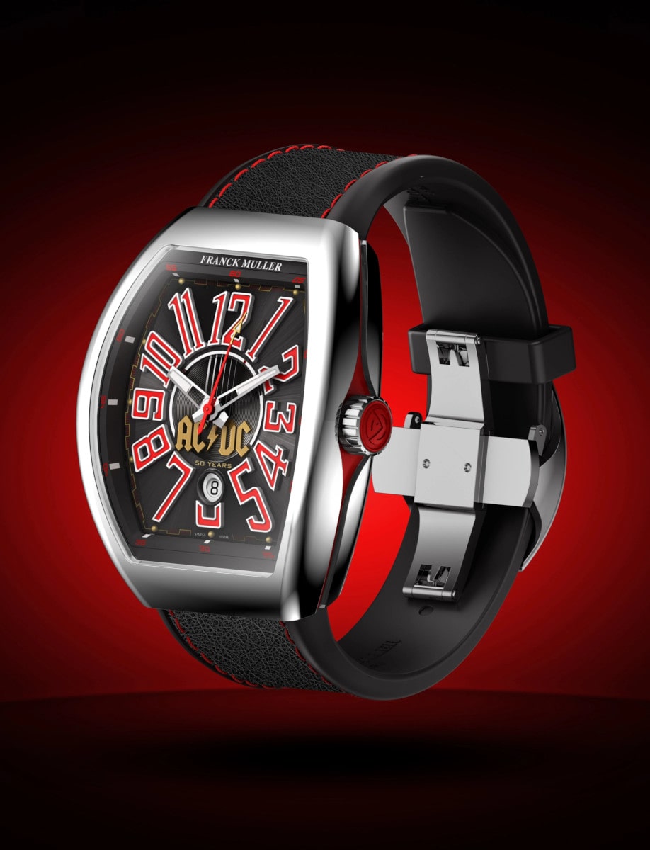 Franck Muller Vanguard Collection AC/DC Limited Edition 50th Anniversary V 43 SC DT LTD AC ER Side