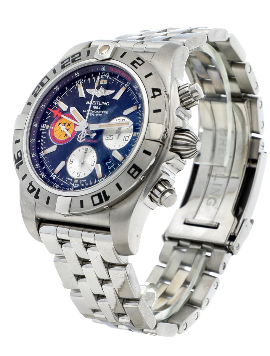 Pre-Owned Breitling Chronomat GMT AB0420 front left