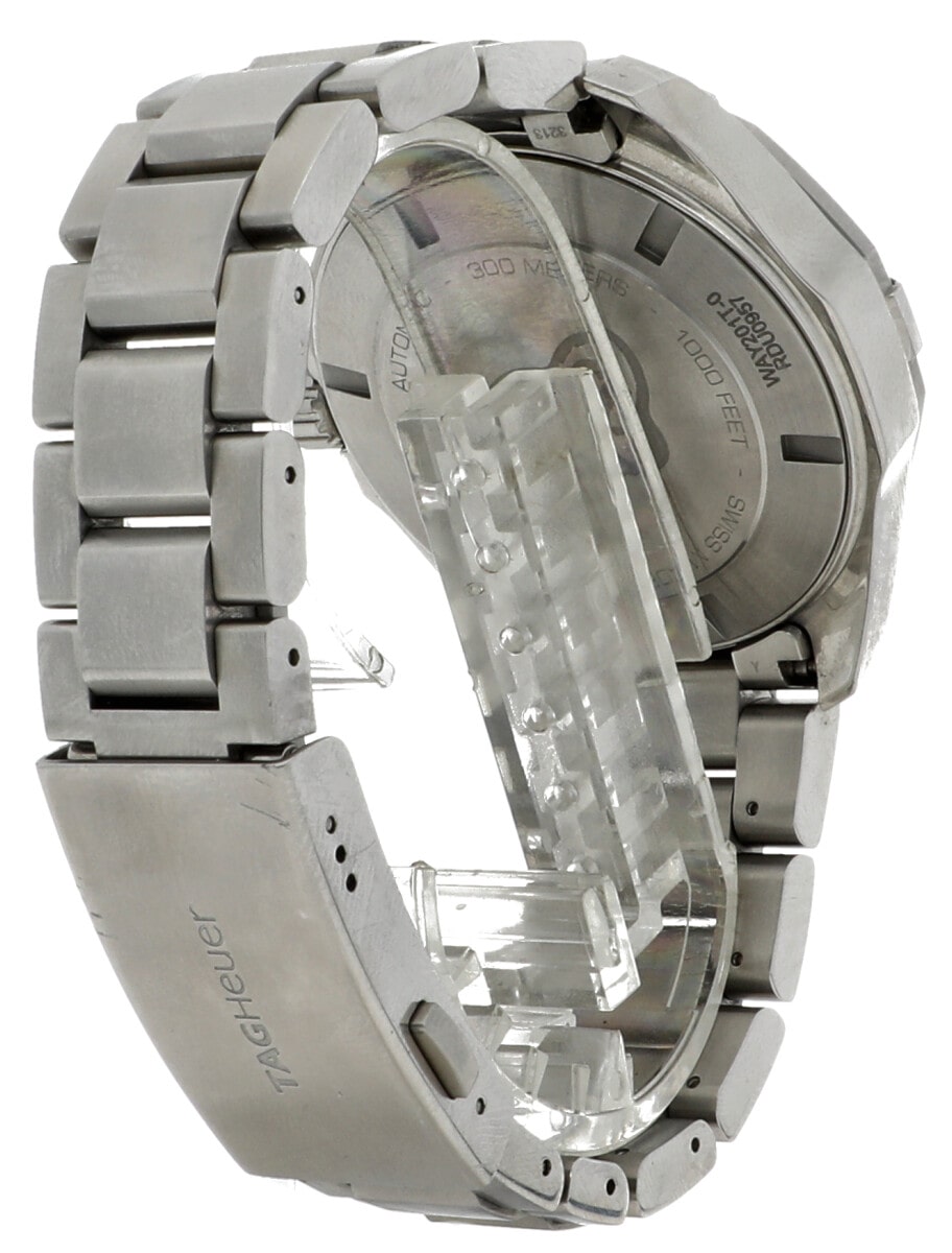 Pre-Owned Tag Heuer Aquaracer WAY201T.BA0927 back right