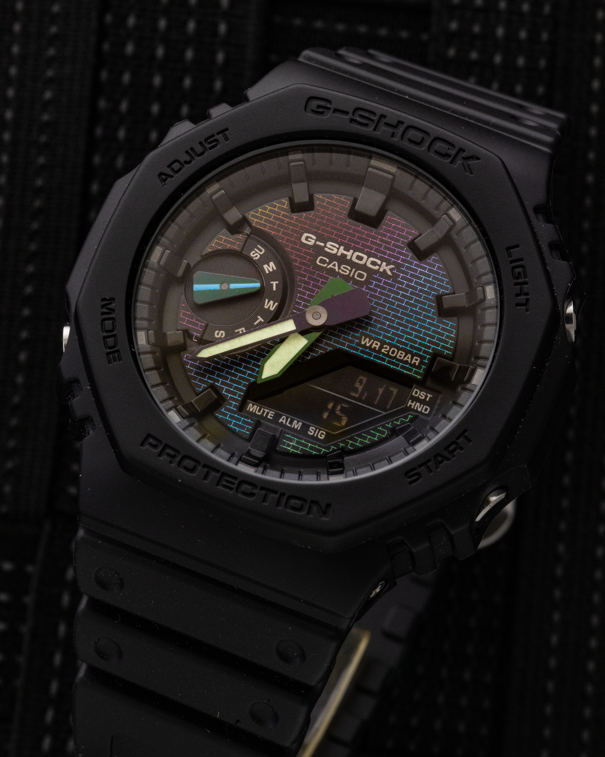 CASIO G-SHOCK GA-2100RW RAINBOW BRICK WALL