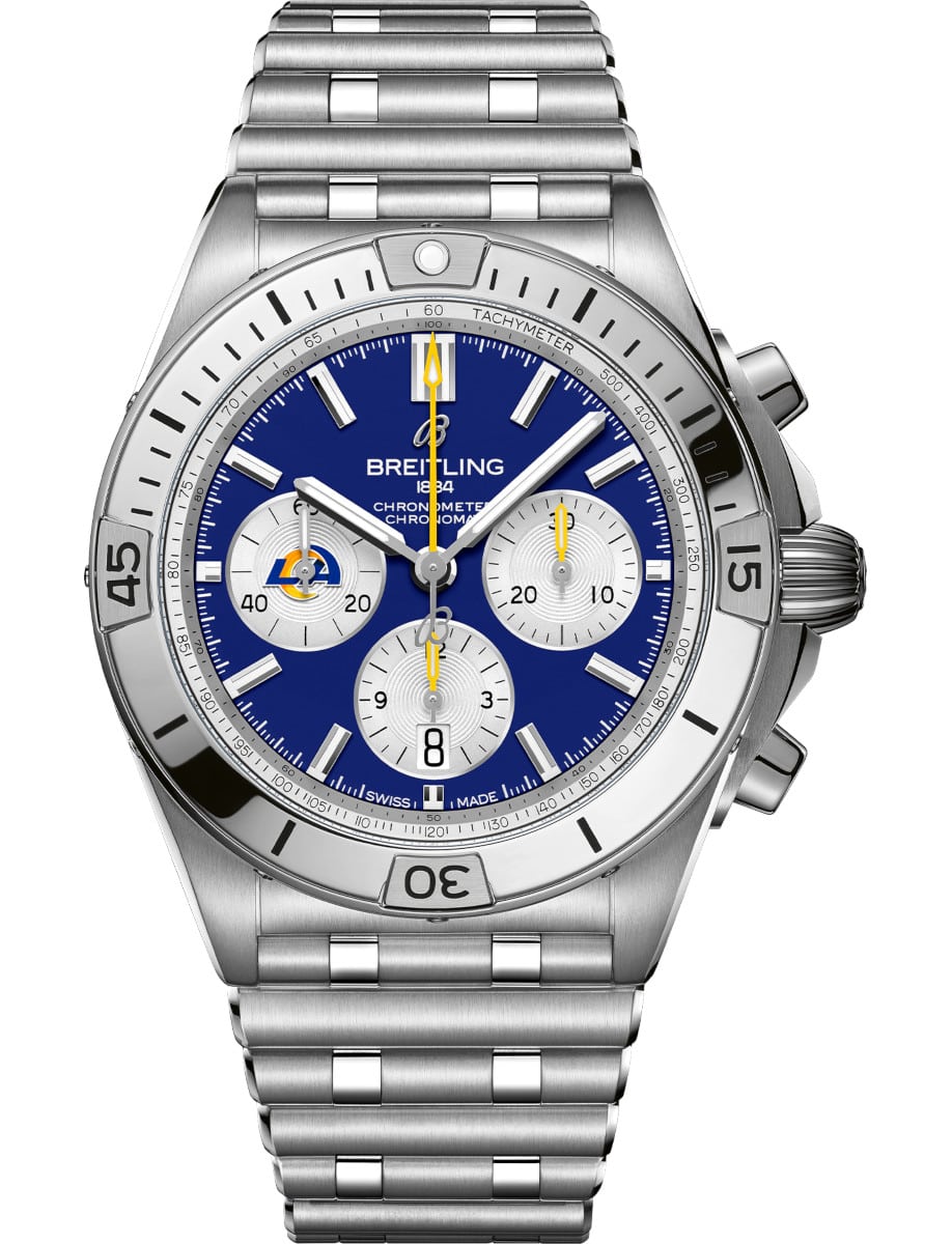 Breitling Chronomat B01 42 Los Angeles Rams AB01342B1C9A1