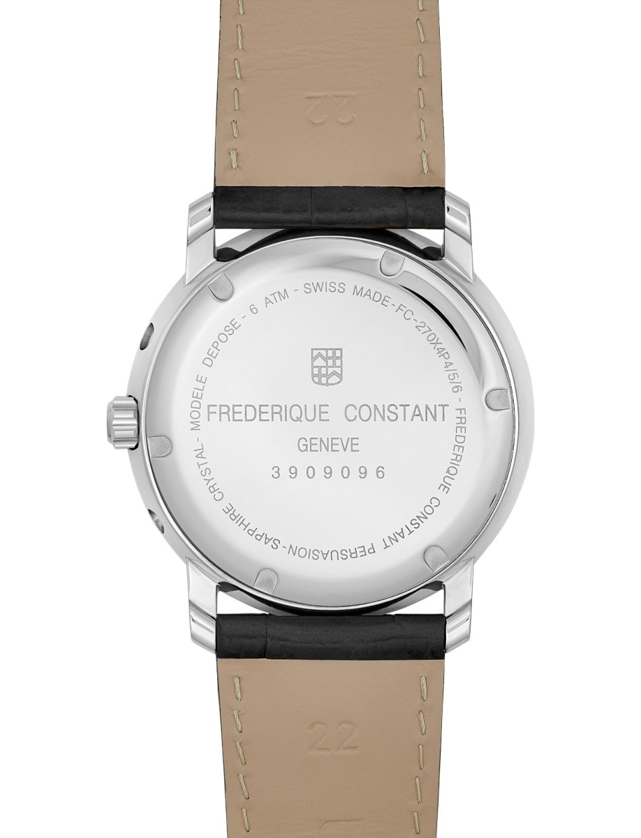 Frederique Constant Classics Index Business Timer FC-270SW4P26 Back