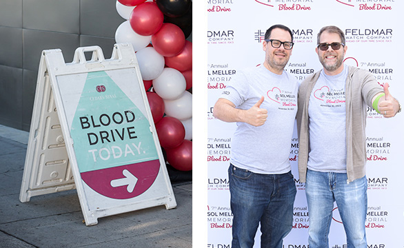 Blood drive photos from last year