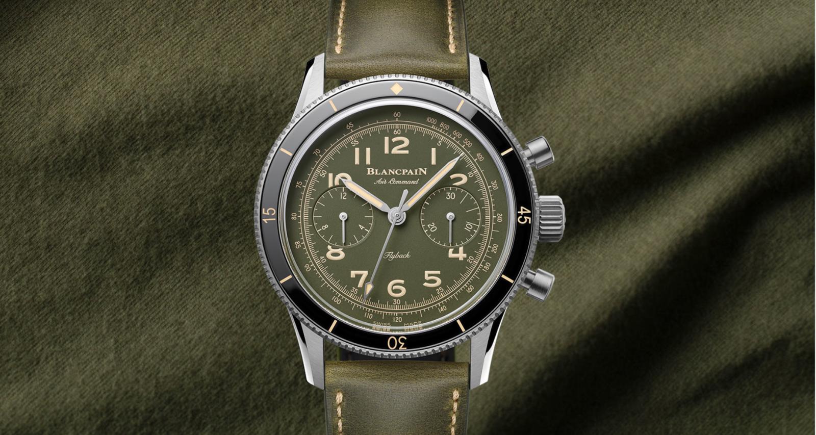 BLANCPAIN AIR COMMAND CAMOUFLAGE GREEN