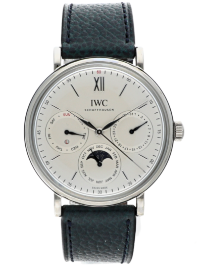 IWC Portofino Perpetual Calendar front facing view
