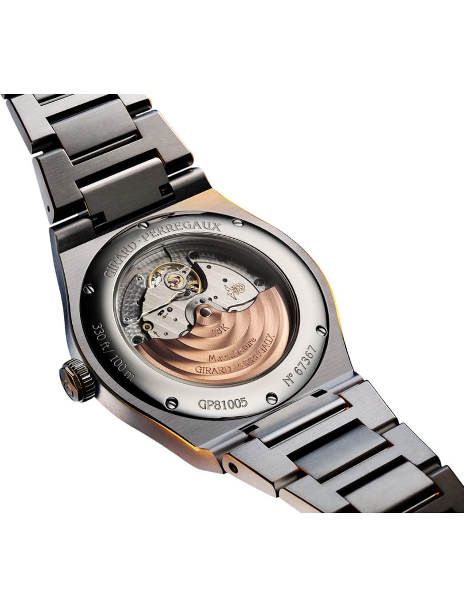 Girard-Perregaux Laureato Midnight Blue 81005-11-3460-1CM Back