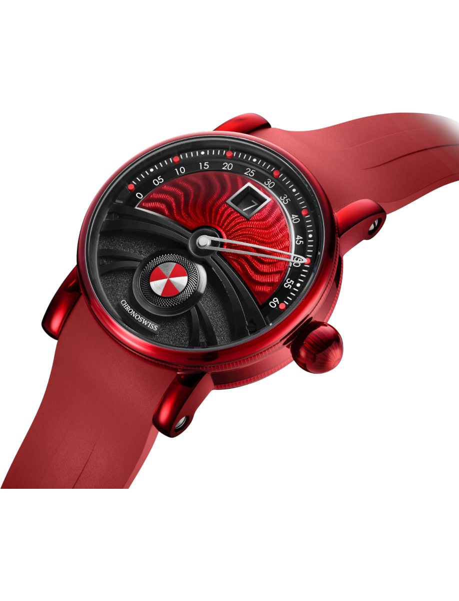 Chronoswiss Delphis Firestarter CH-1429RE.1E-BKRE Front left