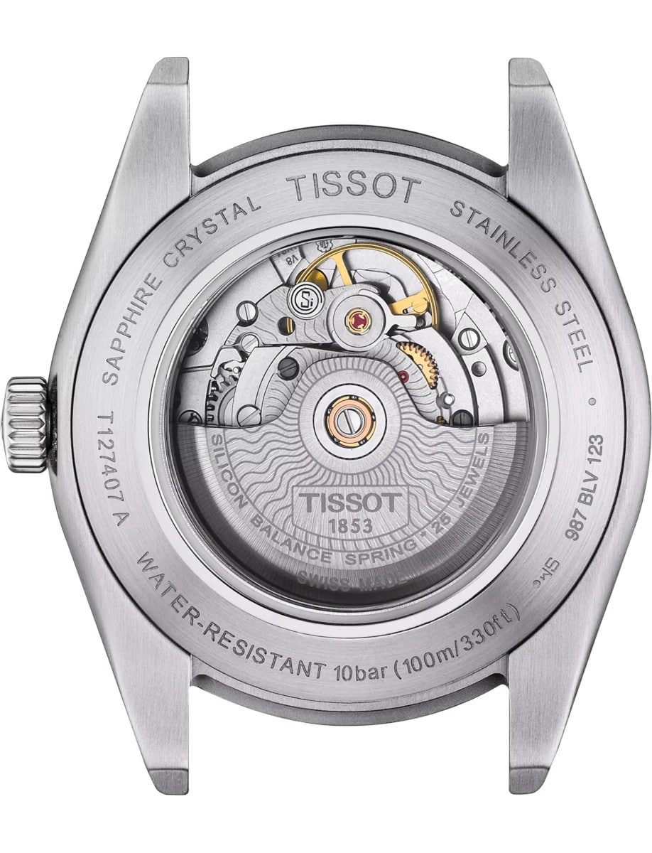 Tissot T-Classic Gentleman Powermatic 80 Silicium T127.407.11.351.00 back