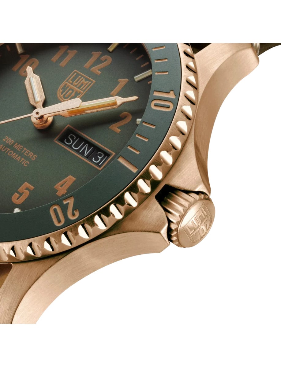 Luminox Automatic Sport Timer Bronze XS.0936.SET Crown