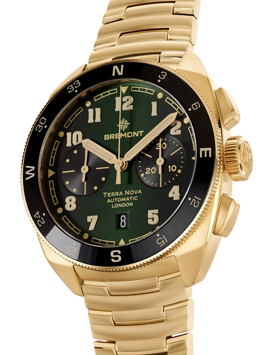 Bremont Terra Nova 42.5 Chronograph Bronze TN42-CHR-BZ-GN-B Side Left