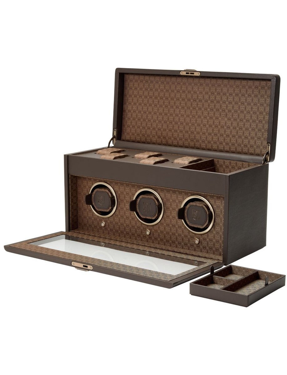 Wolf Earth Triple Watch Winder 190506 side