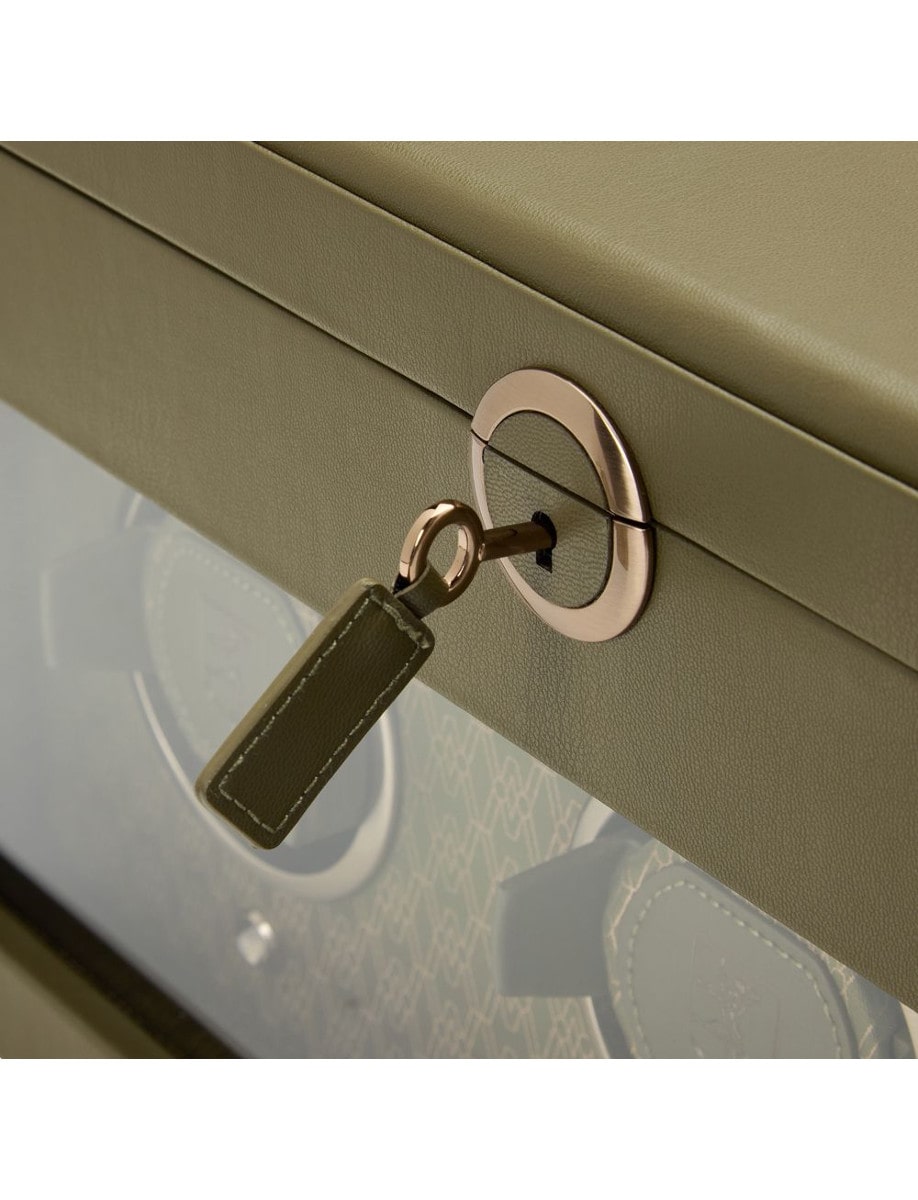 Wolf Earth Triple Watch Winder 190541 lock