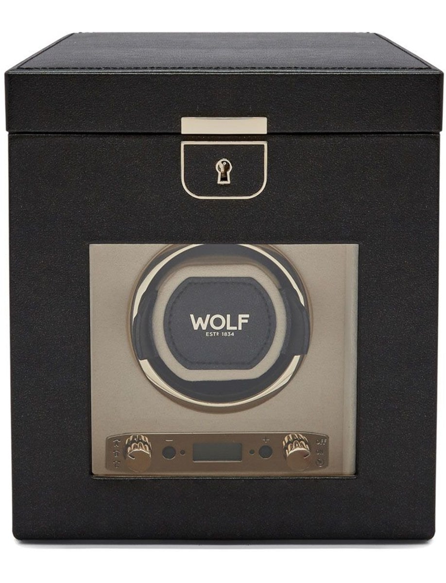 Palermo Single Watch Winder with Jewelry Storage