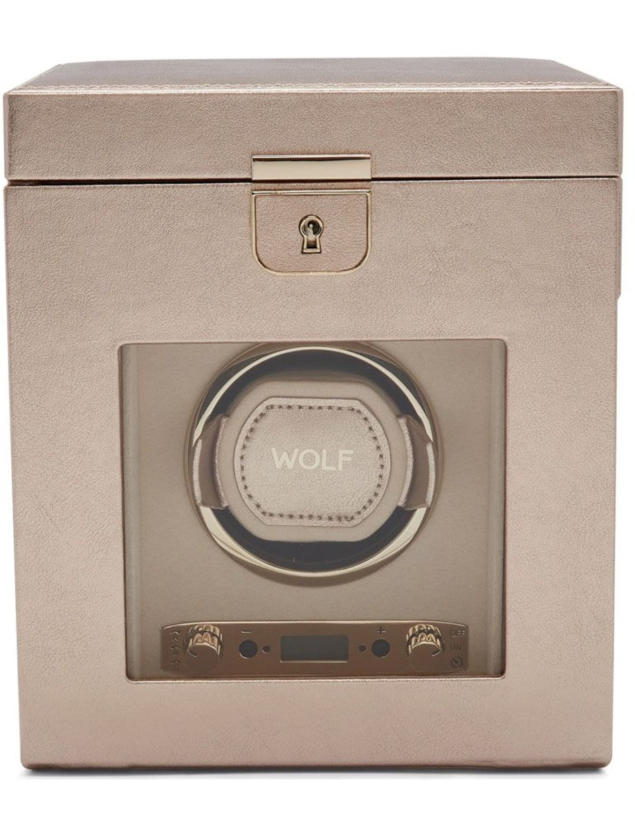 Palermo Single Watch Winder with Jewelry Storage