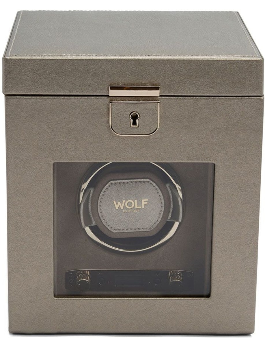 Palermo Single Watch Winder with Jewelry Storage