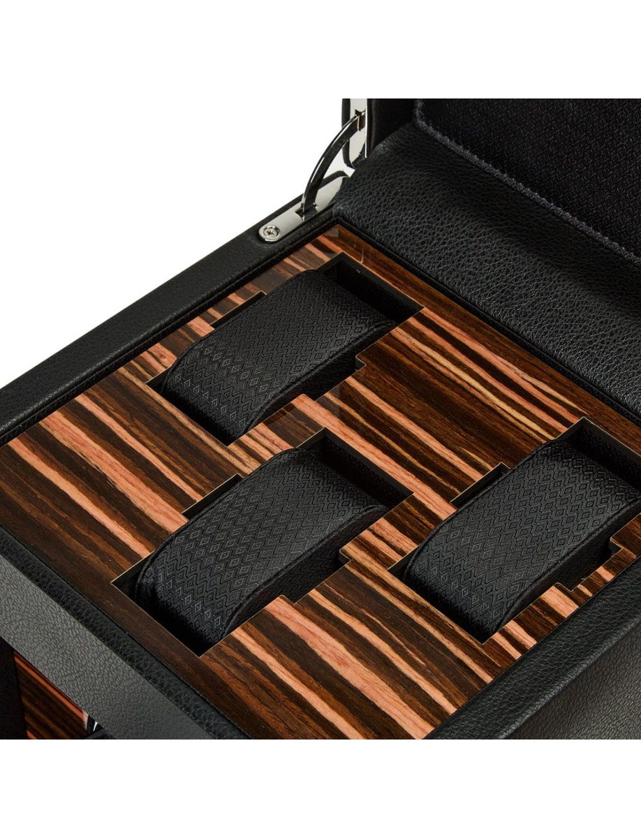 Wolf Roadster Single Watch Winder with Storage 457156 inside