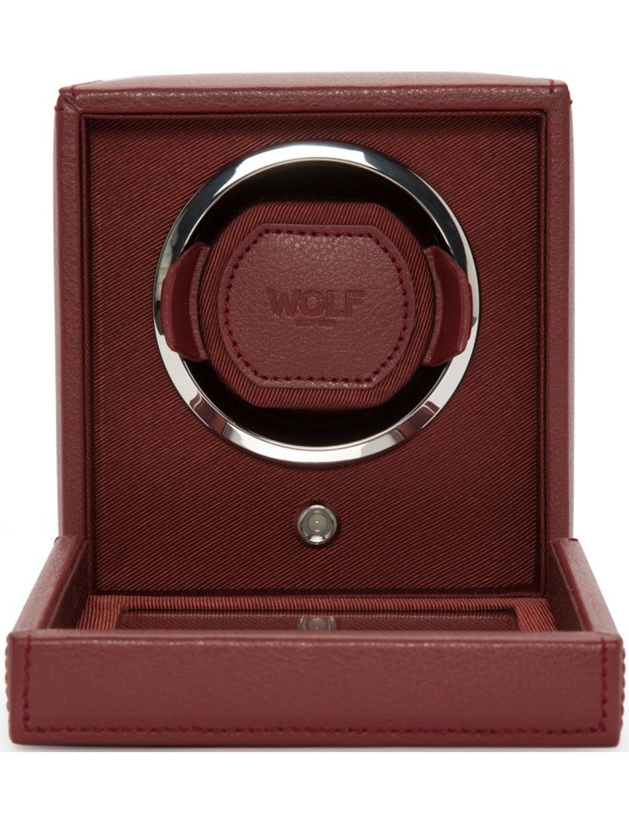 Wolf Cub Single Watch Winder with Cover 461126 front