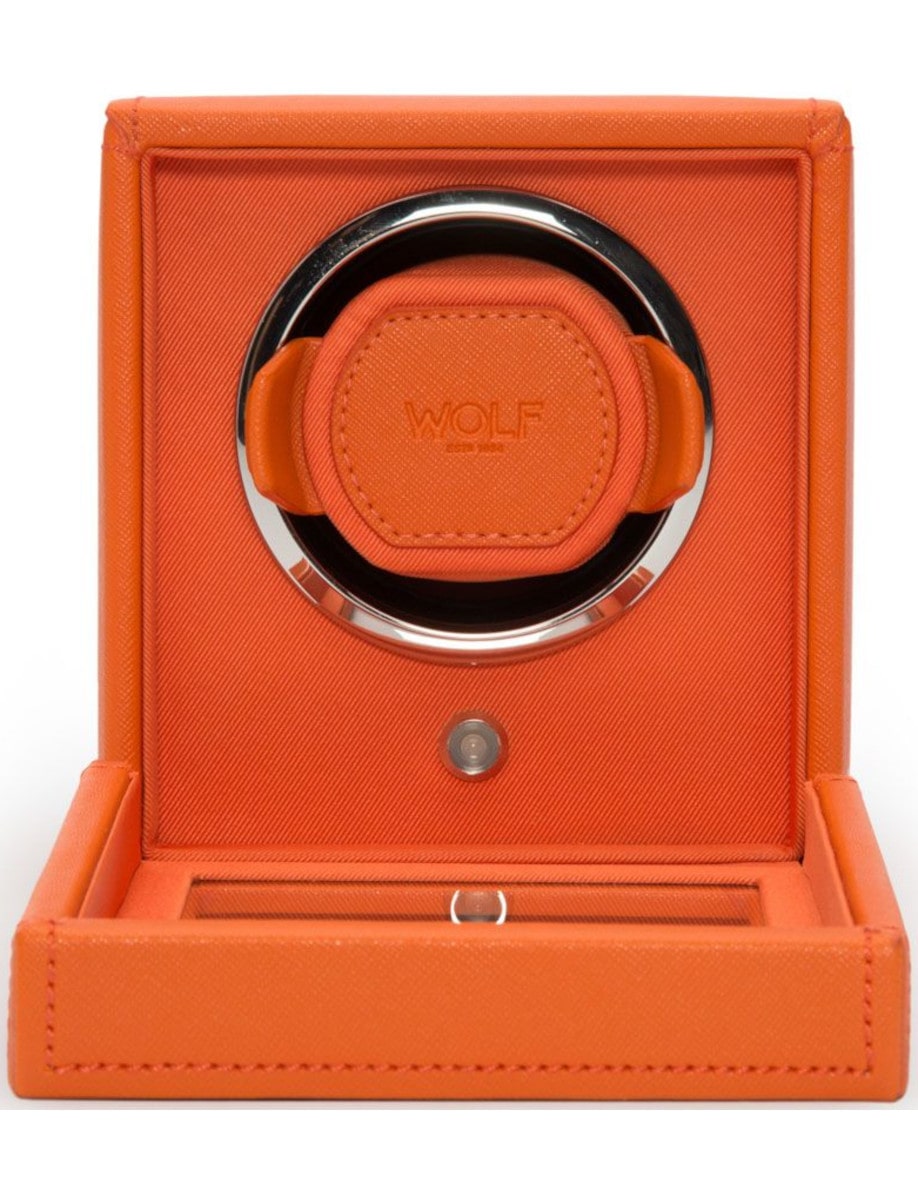Wolf Cub Single Watch Winder with Cover 461139 front