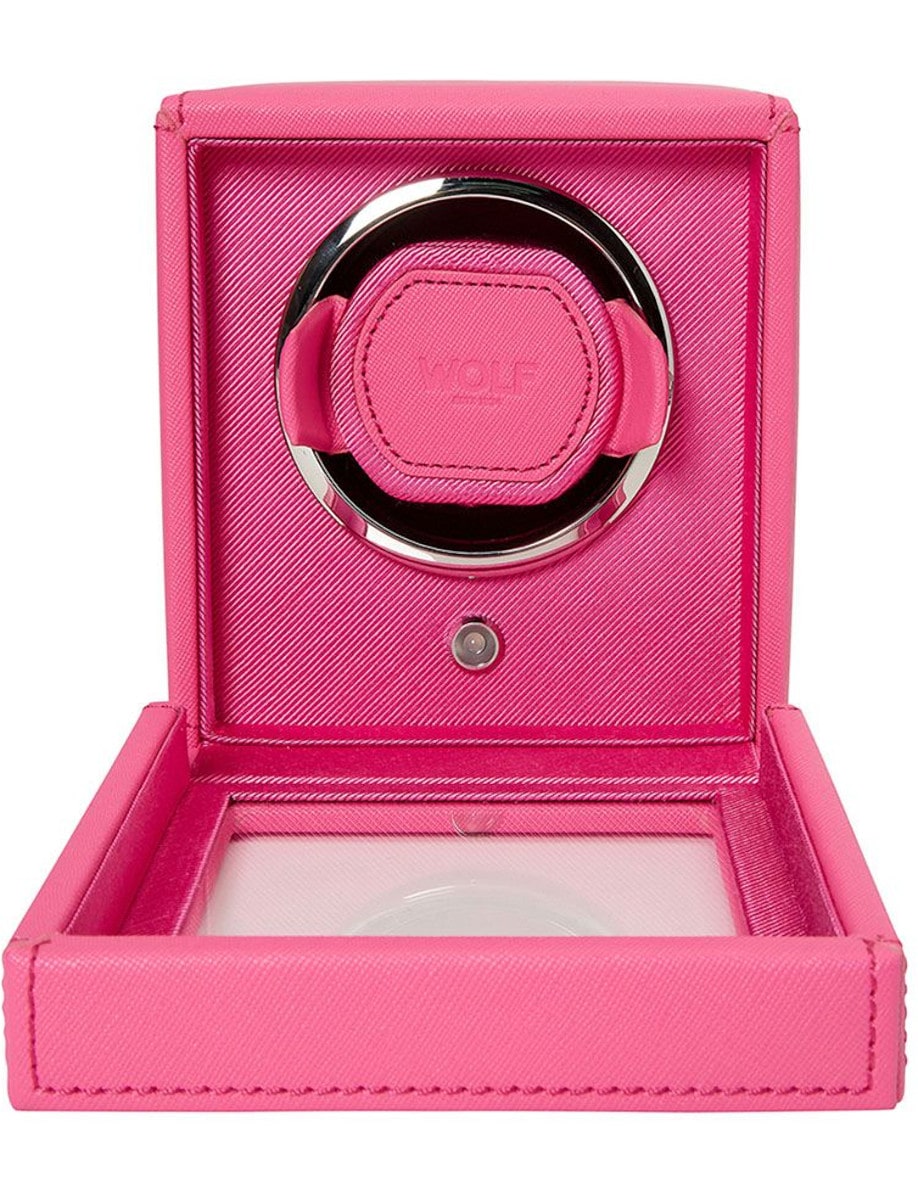 Wolf Cub Single Watch Winder with Cover  461190 front