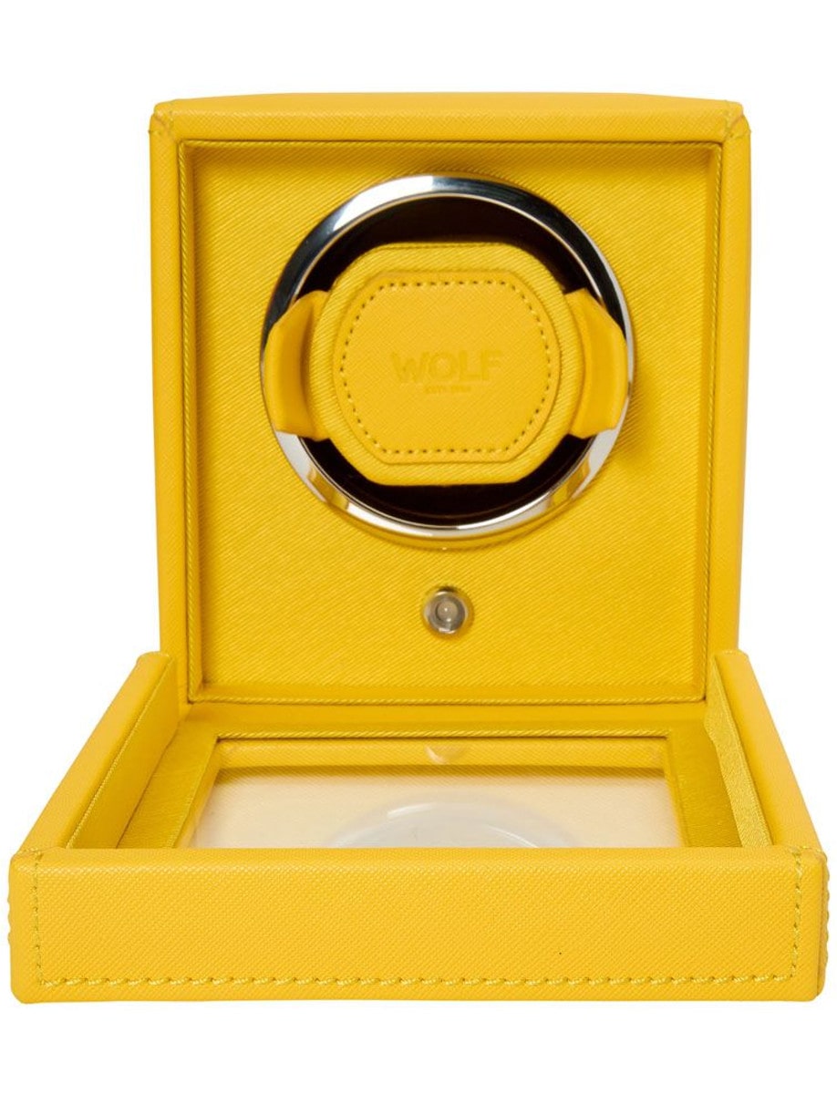 Wolf Cub Single Watch Winder with Cover 461192 front