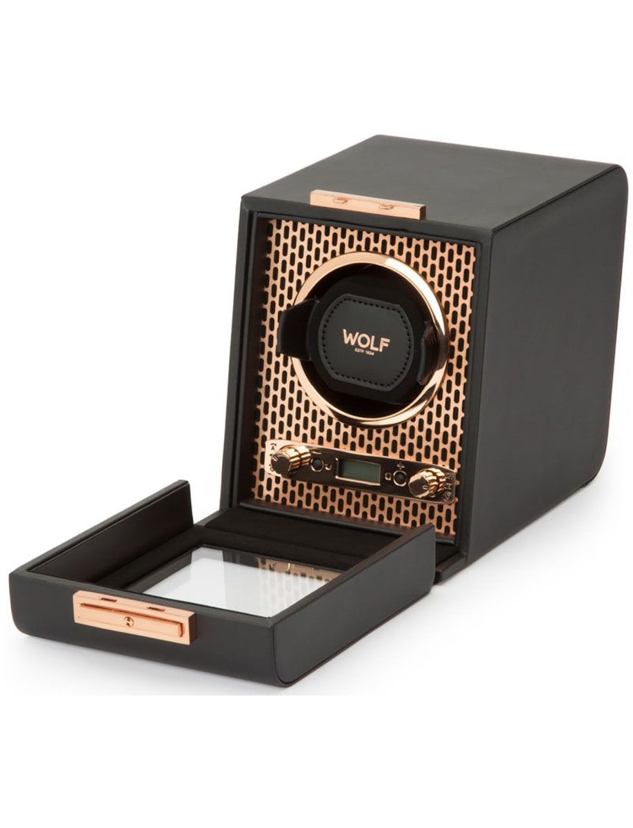 Wolf Axis Single Watch Winder 469116 side