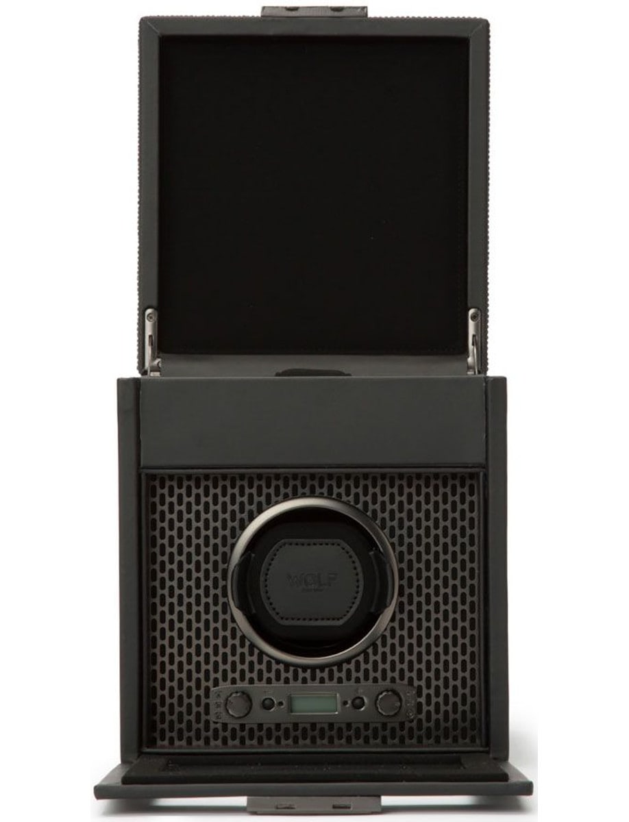 Wolf Axis Single Watch Winder With Storage 469203 front