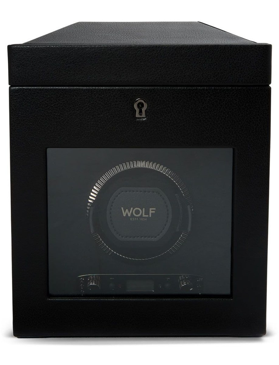 British Racing Single Watch Winder with Storage