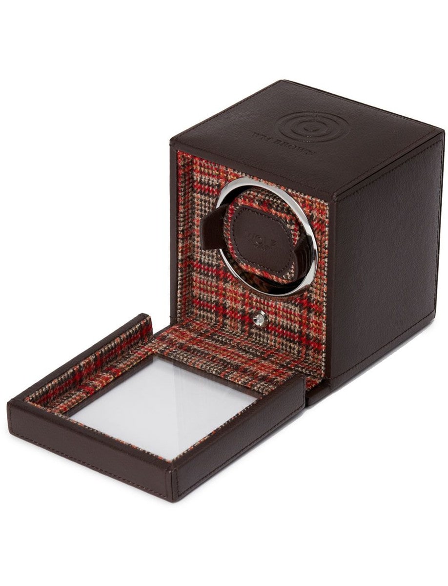 Wolf WM Brown Single Watch Winder 800670 side