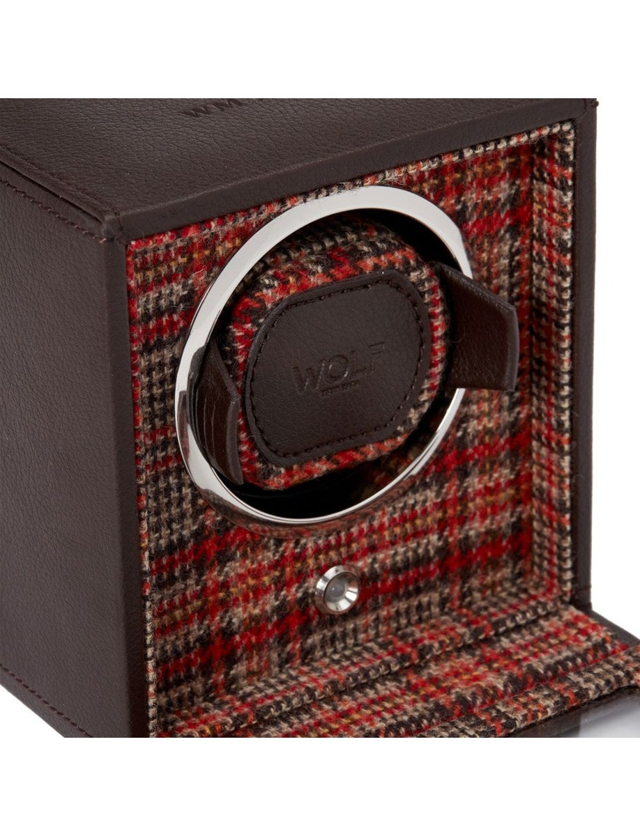Wolf WM Brown Single Watch Winder 800670 front side