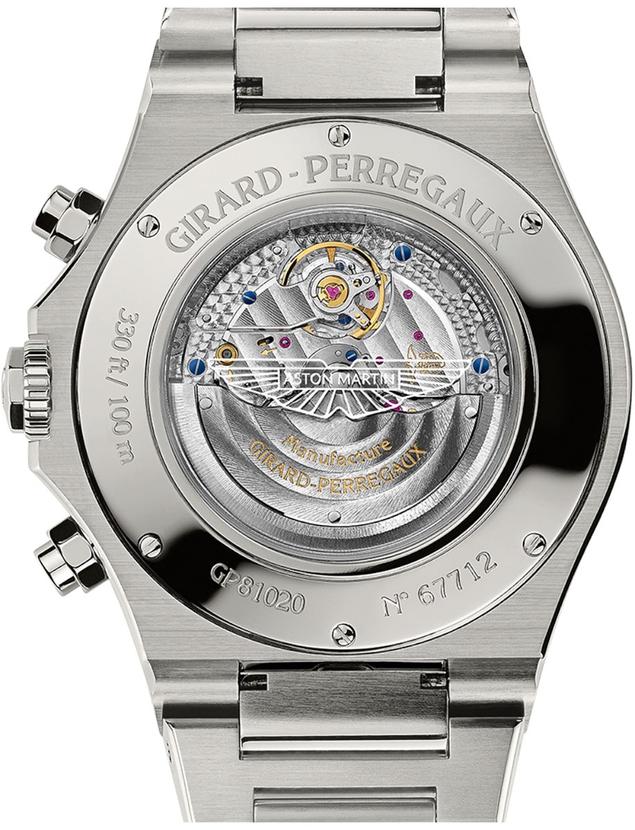 Girard-Perregaux Laureato Chronograph Aston Martin Edition​ 81020-21-3398-1CM Back