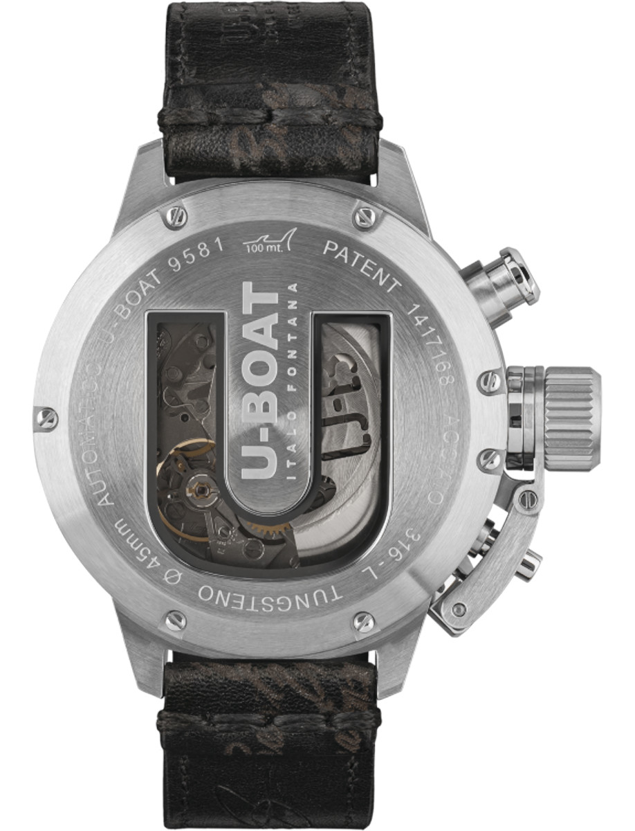 U-Boat Classico 45 Tungsteno CAS Green 9581/A Back