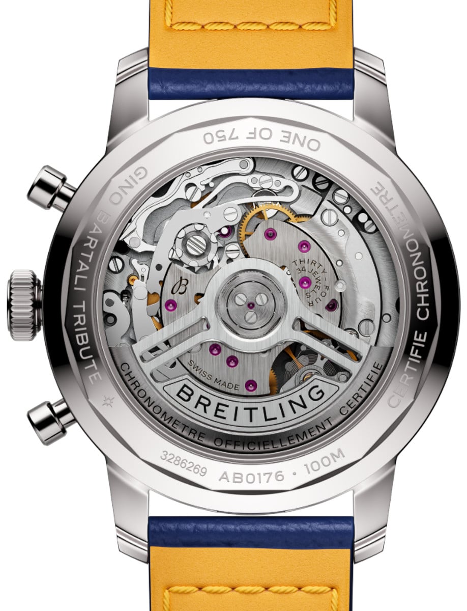 Breitling Top Time B01 Gino Bartali AB01767A1C1X1 Back