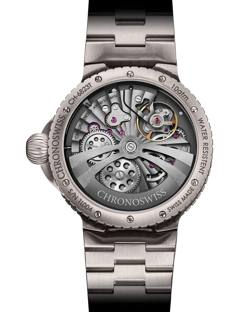 Chronoswiss Pulse One Blue CH-6823T-BLSI Back