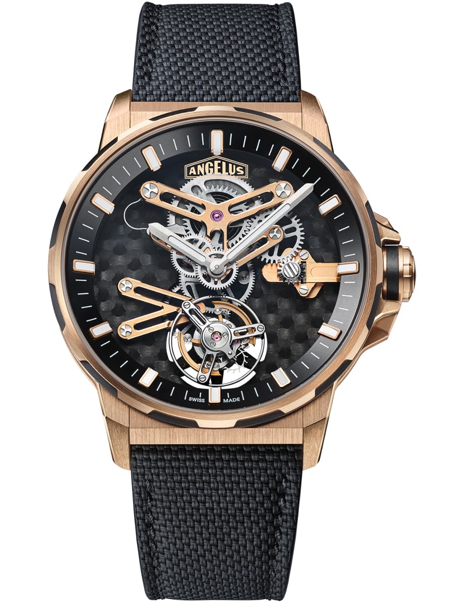 Angelus Flying Tourbillon Gold & Carbon Flying Tourbillon