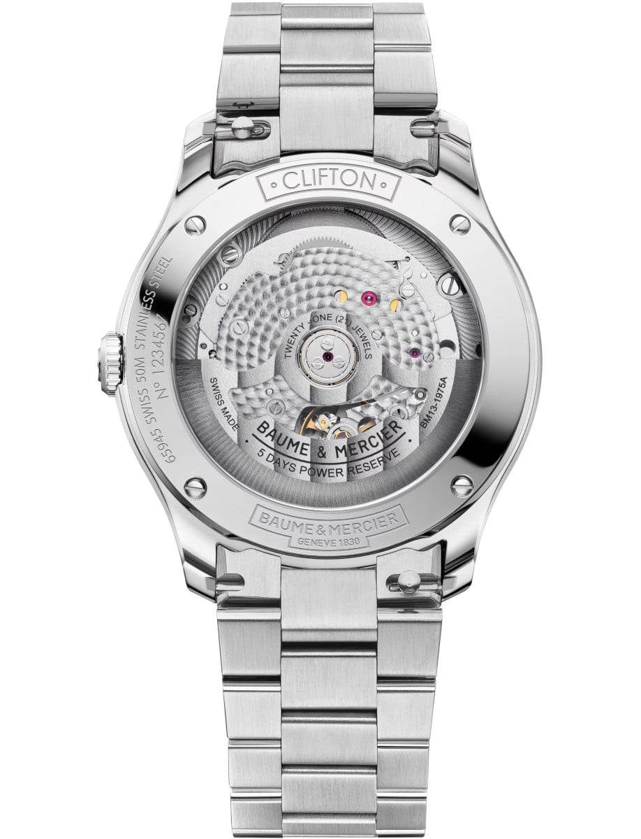 Baume & Mercier Clifton 10792 Back