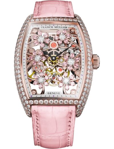 Franck Muller Cintrée Curvex Curvex Cut Flower Flower 2850 S6 SQT CURVEX CUT FLOWER SA D 5N PINK