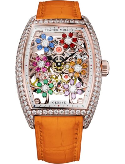 Franck Muller Cintrée Curvex Curvex Cut Flower Flower 2850 S6 SQT FLOWER 3