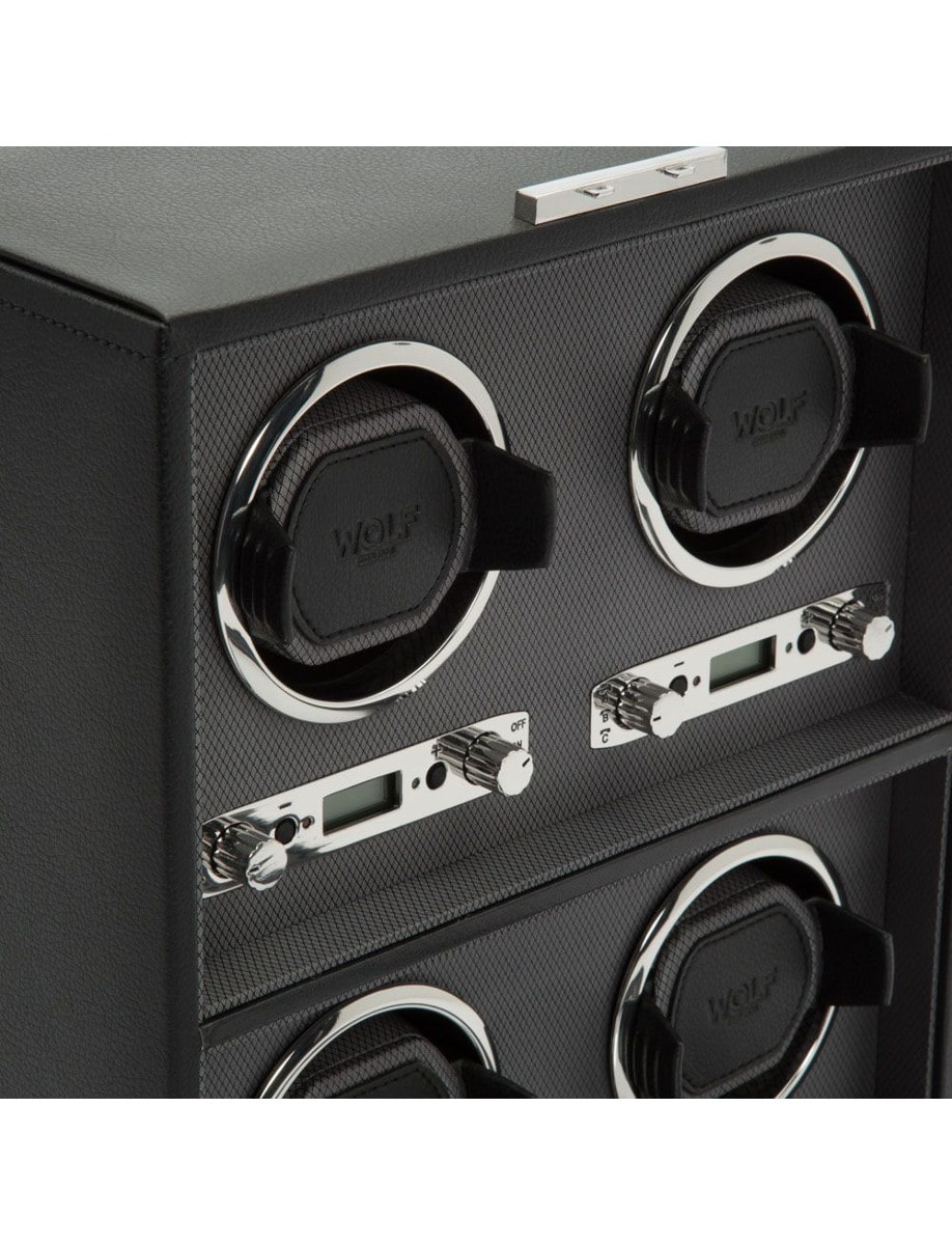 Wolf Classic 4 Piece Watch Winder 456702 inside